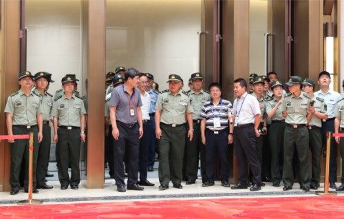 馬濤視察武漢軍運(yùn)會(huì)開閉幕式籌備工作