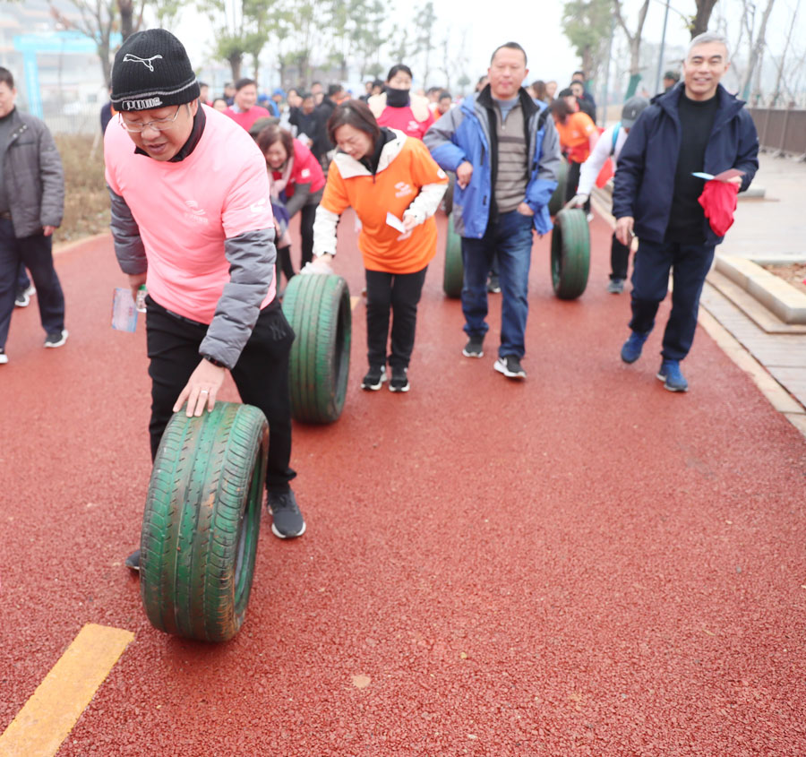 武漢體育中心參加迎新年徒步嘉年華(圖3)